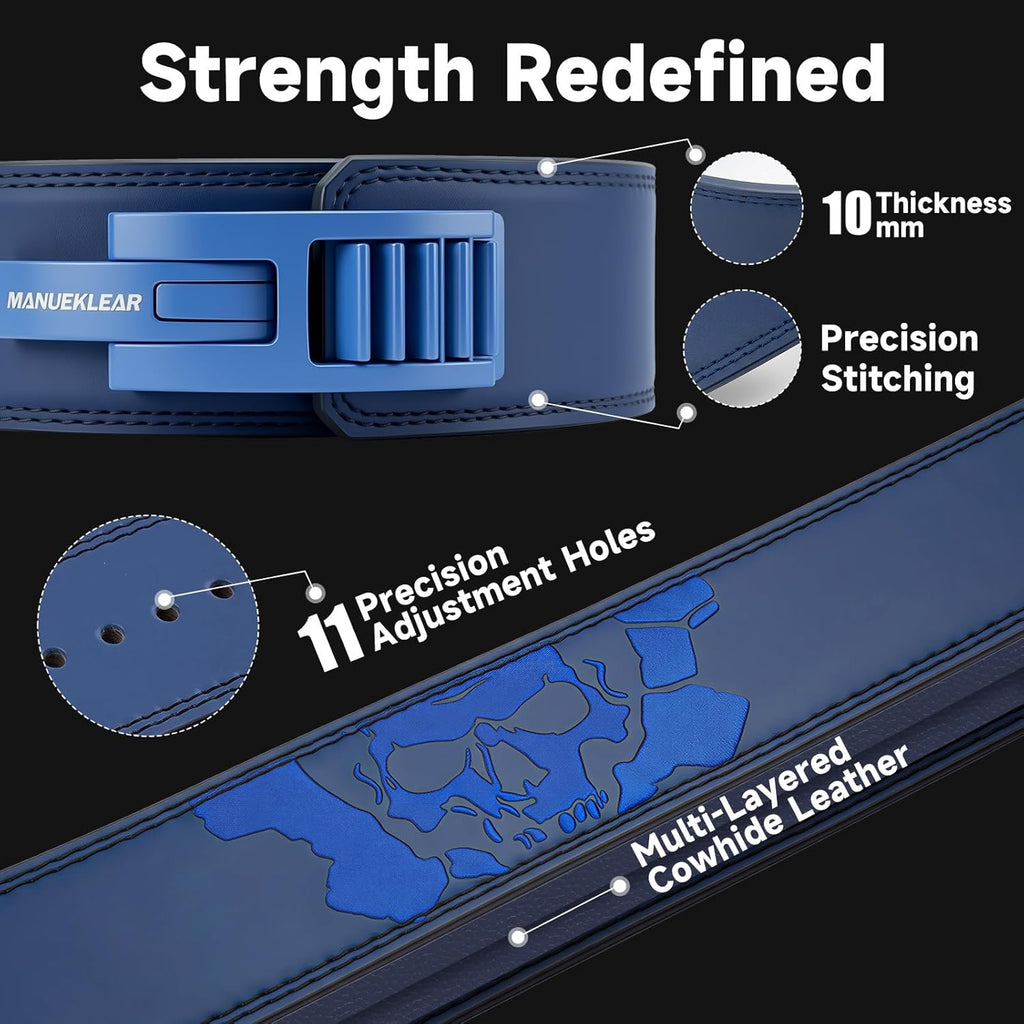 Lever Lifting Belt for Man and Women, Weightlifting with Adjustable Heavy Duty Buckle, Professional Weight Lifting Belt