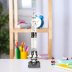 APENGBAOL Saturn V Space Rocket and Vehicles Building Blocks Set,613 Precision Space Shuttle Building Block Toys for Kids .Gifts for Adults