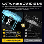 Auotac 1000W Fully Modular Power Supply, 80+ Gold PSU, ATX 3.1 & PCIe 5.1 Ready, Native Dual-Color 12V-2x6 Cable, RGB Low-Noise Smart Fan, 105°C-Rated...