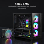 Auotac 1000W Fully Modular Power Supply, 80+ Gold PSU, ATX 3.1 & PCIe 5.1 Ready, Native Dual-Color 12V-2x6 Cable, RGB Low-Noise Smart Fan, 105°C-Rated...