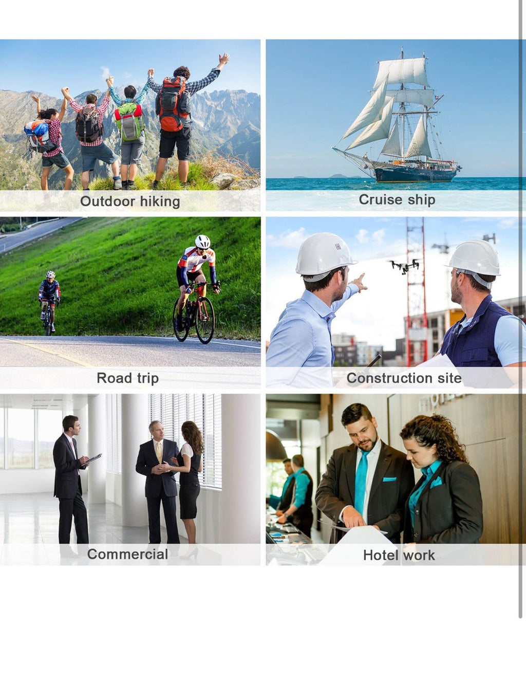 NKGKET 2-Way Walkie Talkies, Long Range, Rechargeable, 22 FRS Channel - 4 pack4