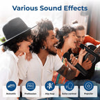 100W Powerful Voice Amplifier with 2 Wireless Microphones, Big Pro Sound Portable Speaker with Microphone, Bluetooth Speaker PA System Karaoke Machine Support BT/USB/TF Card/Aux/Guitar S99 Visit the ResponseBridge Store
